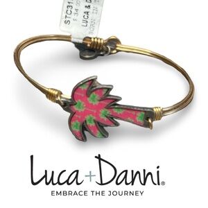 NWT - Luca + Danni - hand made stackable bracelet - Palm Tree